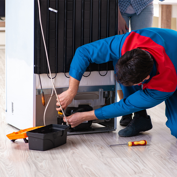 how long does it usually take to repair a refrigerator in Center